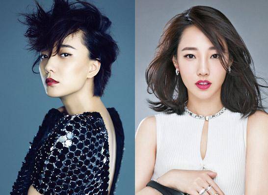 白百合和王珞丹比照