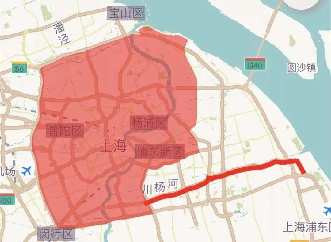 沪c牌照行驶范围