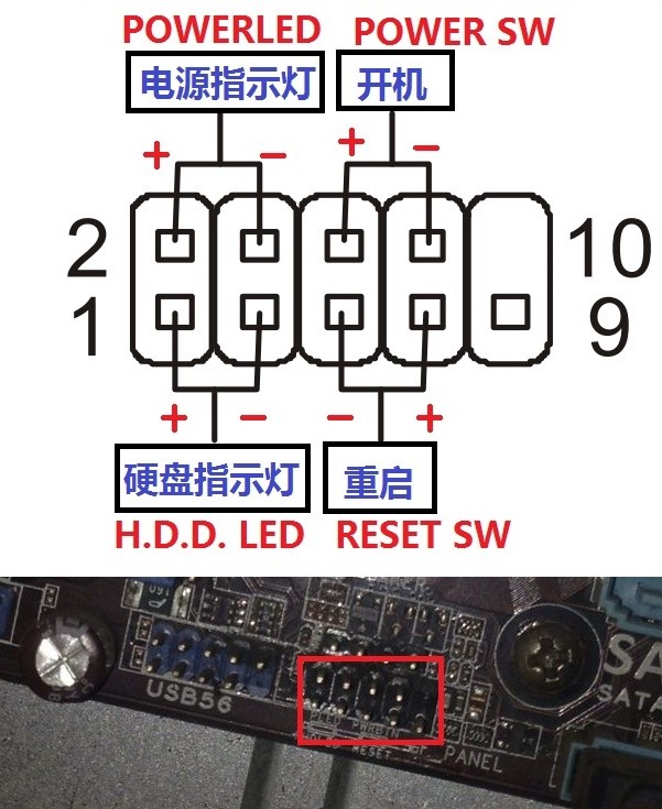 主板跳线图解