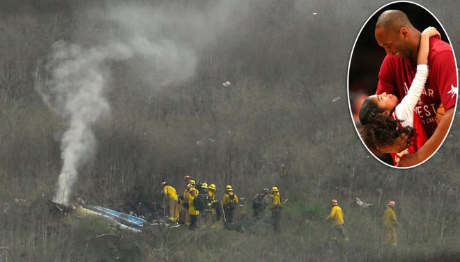 科比坠机身亡现场