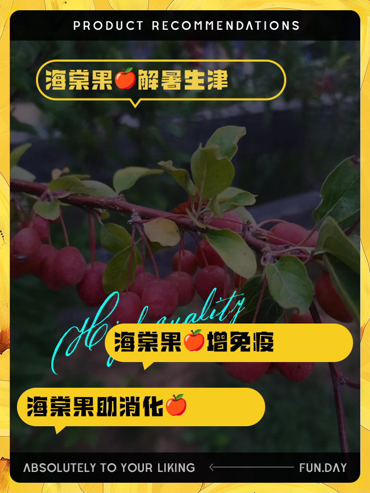 海棠果的功效