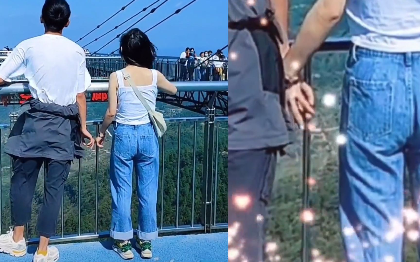男生牵手会一直揉你的手背