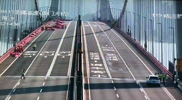 东莞虎门大桥发生异常抖动