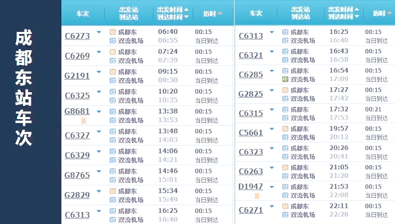 双流机场航班查问